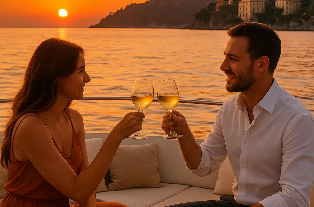 Aperitivo al tramonto in barca: l’esperienza più romantica del Tigullio